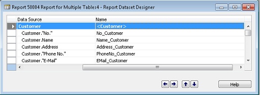 Object Designer with customer fields